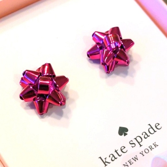 New Kate Spade Bourgeois Bow Studs - Picture 7 of 12